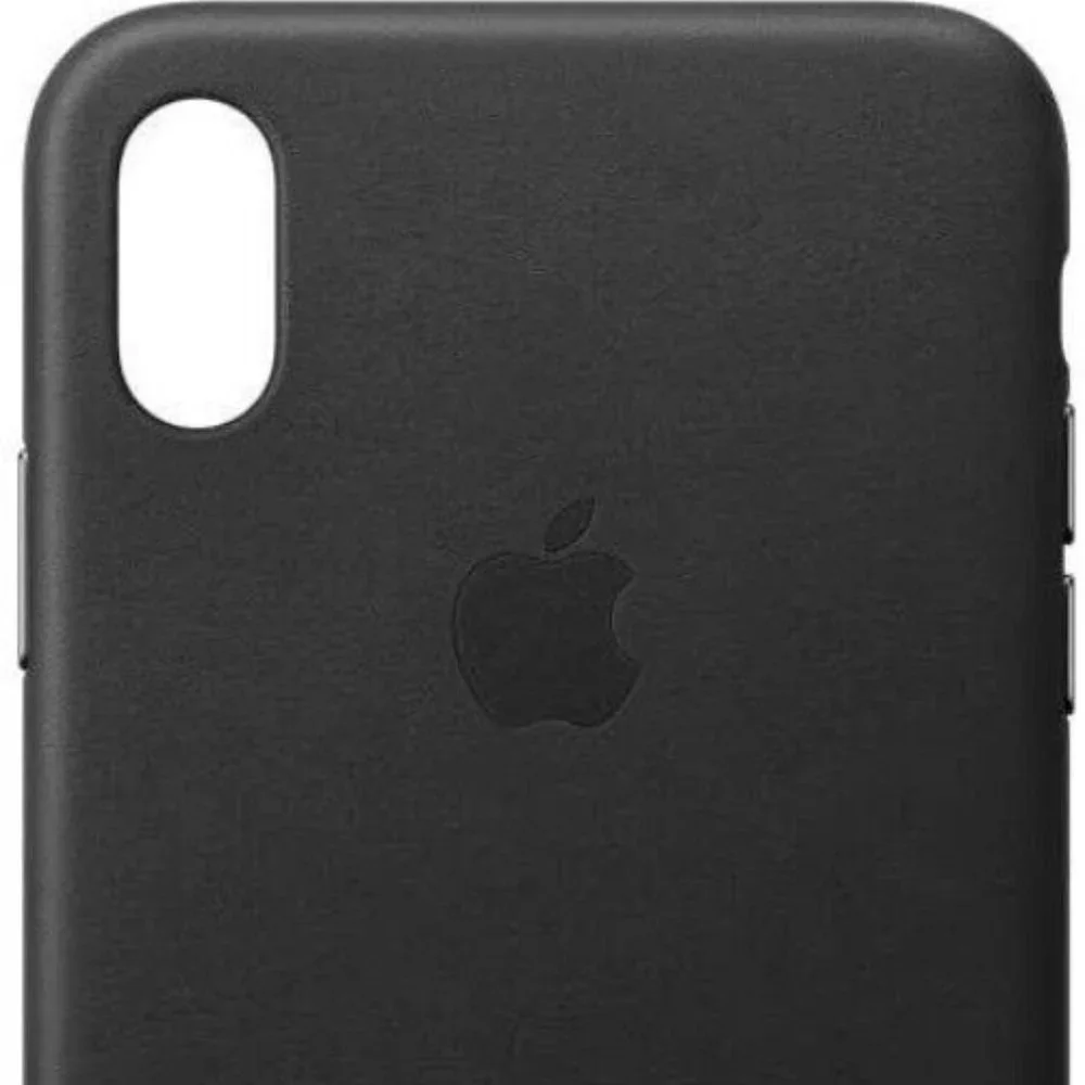 Apple iPhone XS Max Leather Case Black